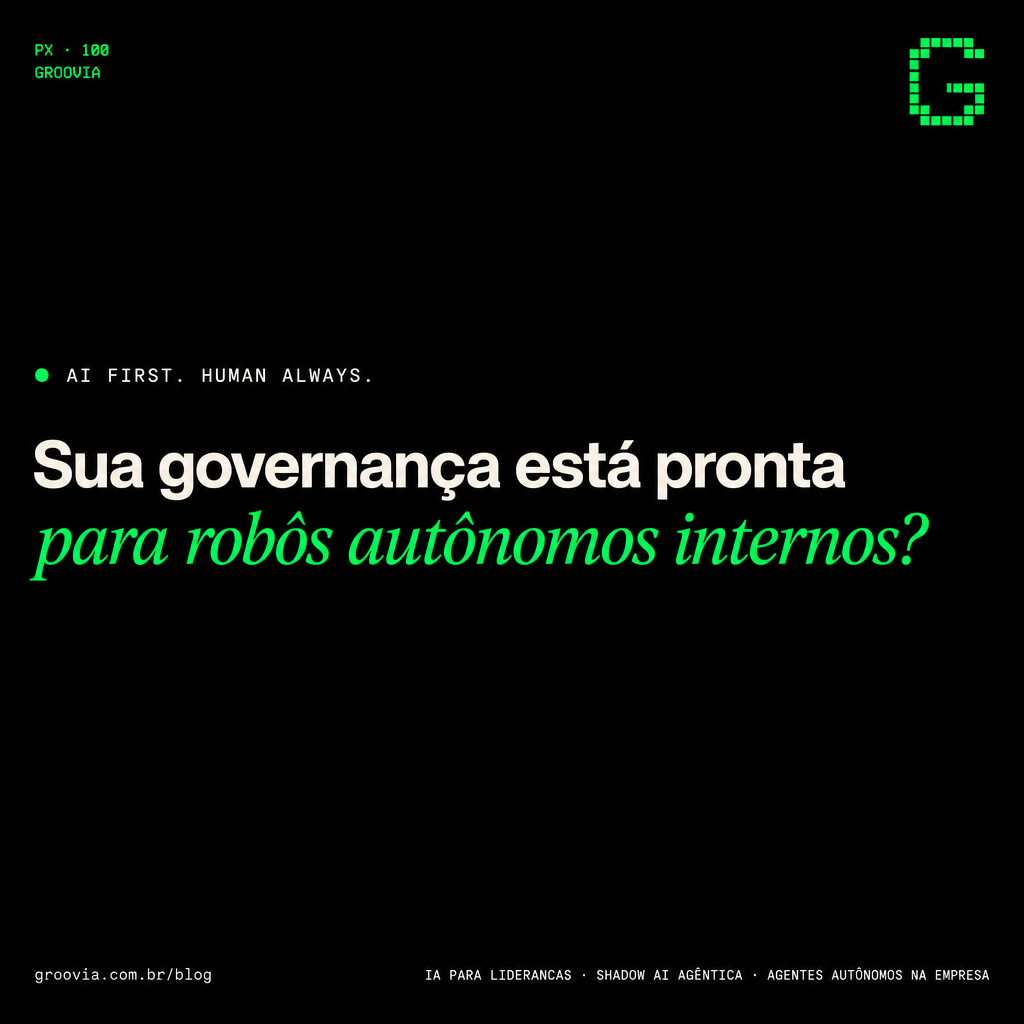 Capa do artigo Groovia: Sua governança está pronta para robôs autônomos internos?